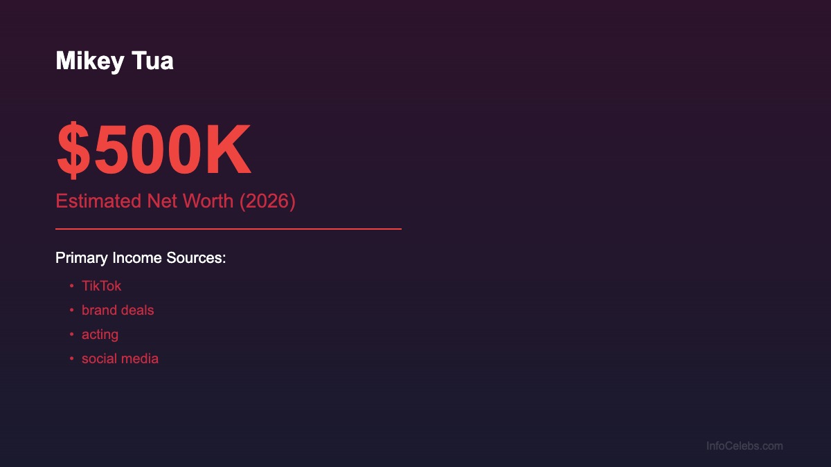 Mikey Tua net worth summary