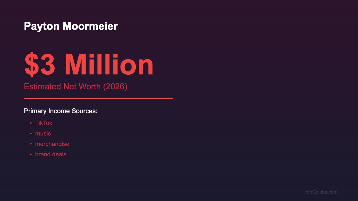 Payton Moormeier net worth summary