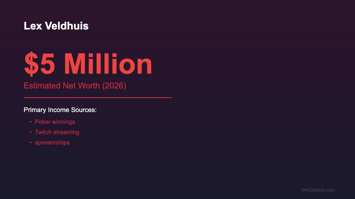 Lex Veldhuis net worth summary