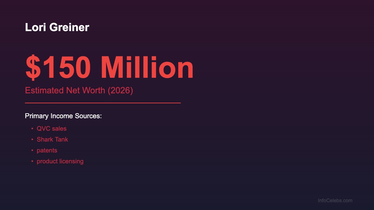 Lori Greiner net worth summary