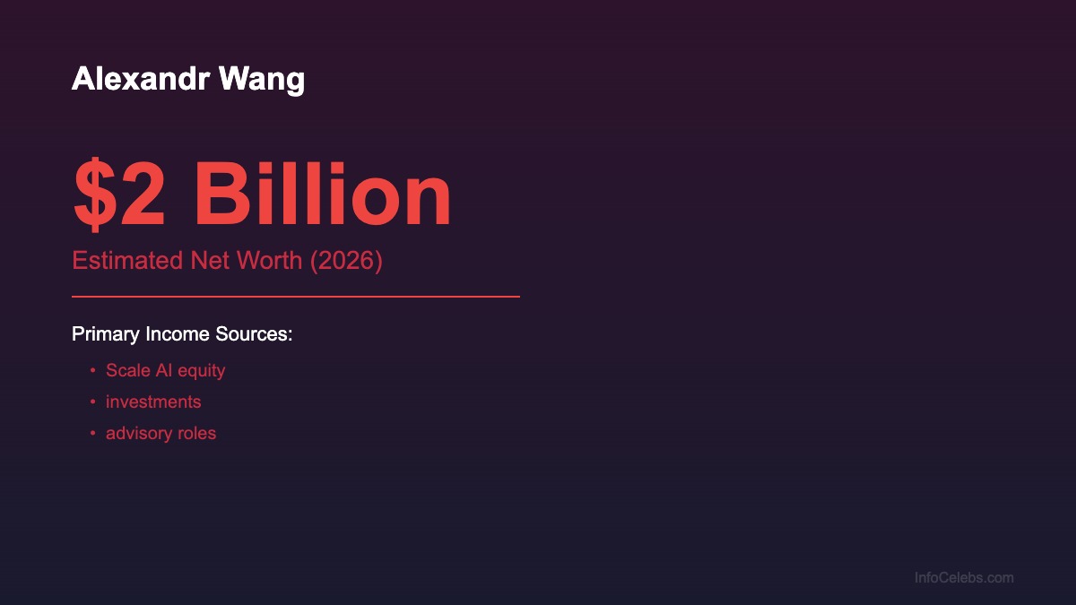 Alexandr Wang net worth summary