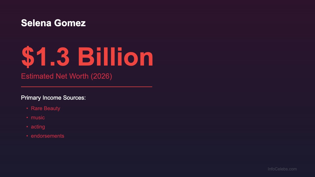 Selena Gomez net worth summary