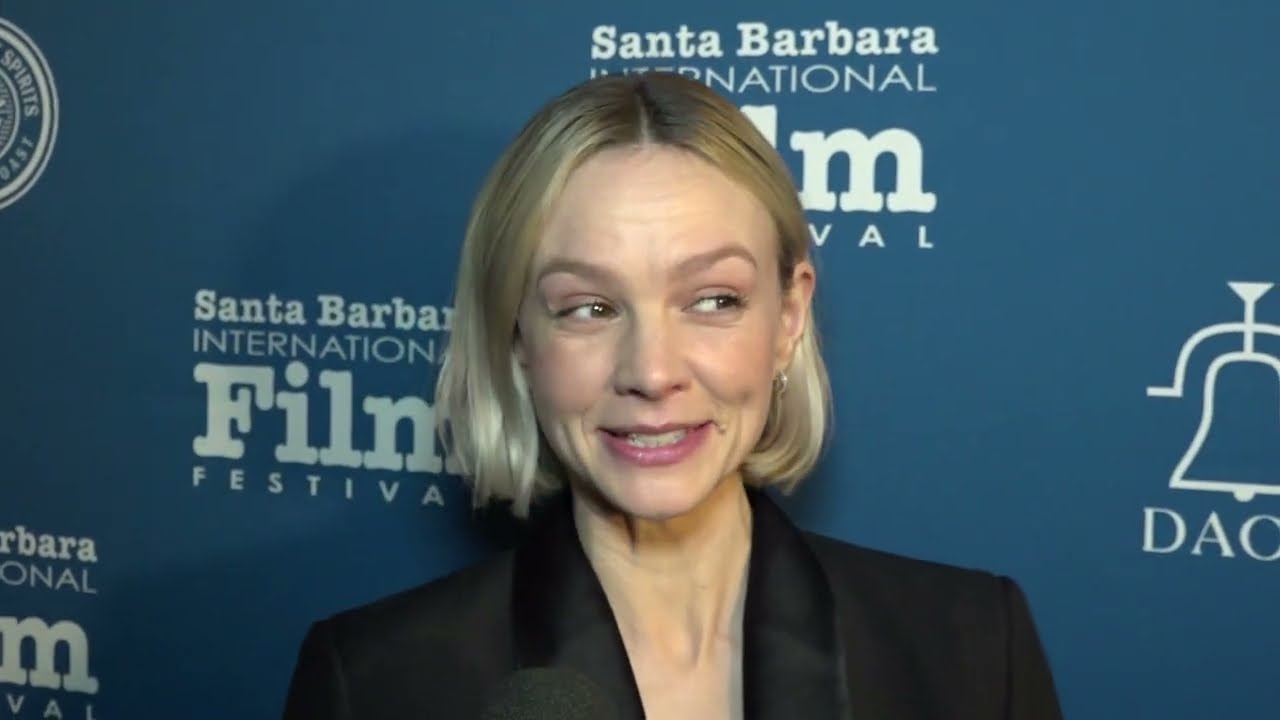 Carey Mulligan SBIFF 2024 red carpet interview
