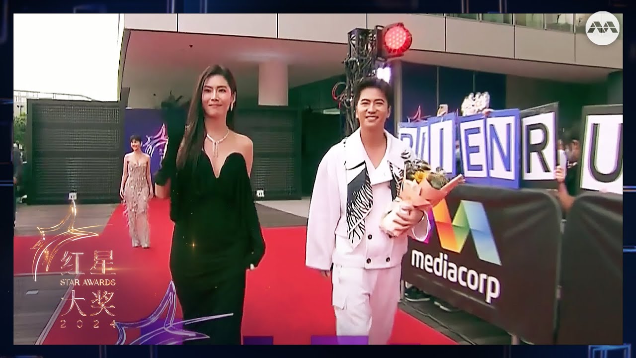 Carrie Wong arrival Star Awards 2024 Walk of Fame