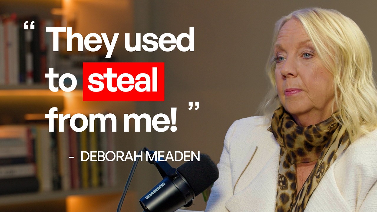 Deborah Meaden discussing her entrepreneurial journey on Secret Leaders podcast