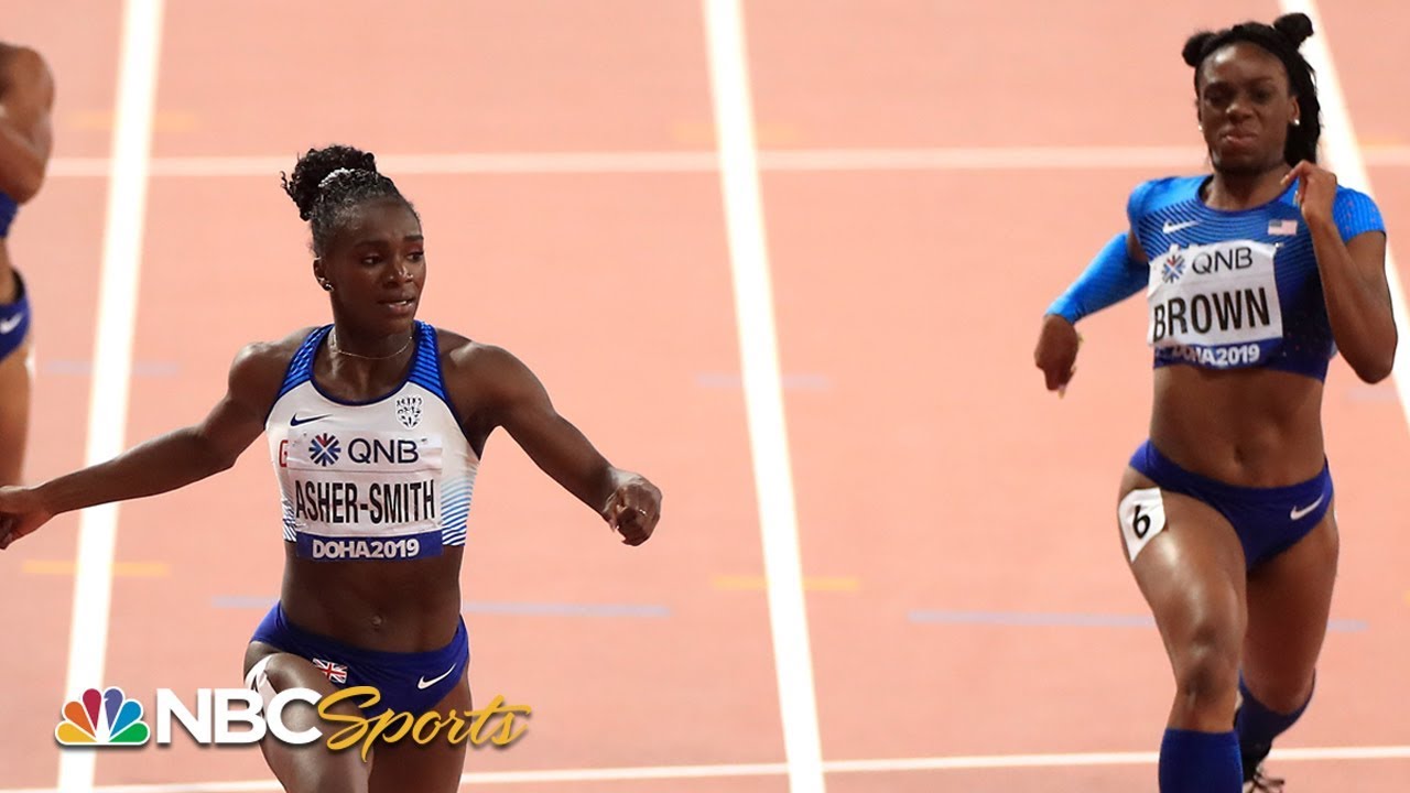 Dina Asher-Smith 200m world title NBC