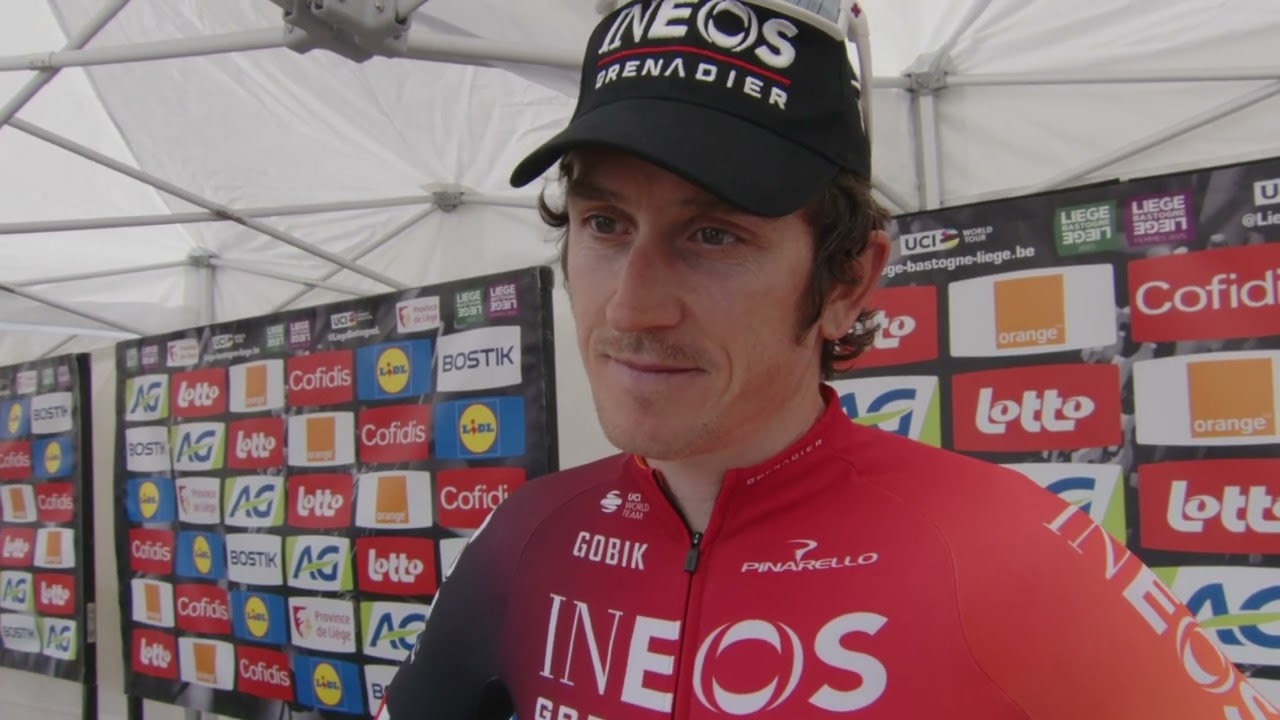 Geraint Thomas pre-race interview Liege-Bastogne-Liege 2025