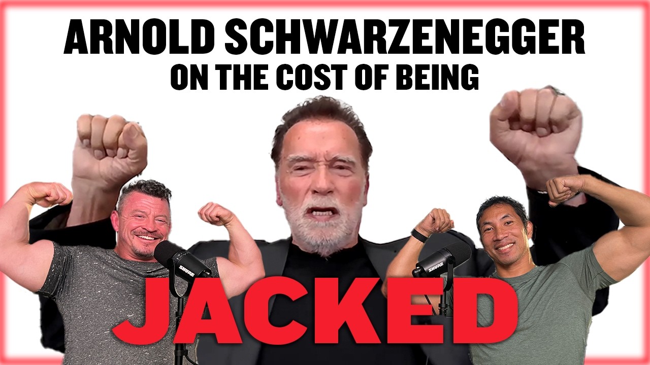 Arnold Schwarzenegger discussing his legendary bodybuilding and lifting career