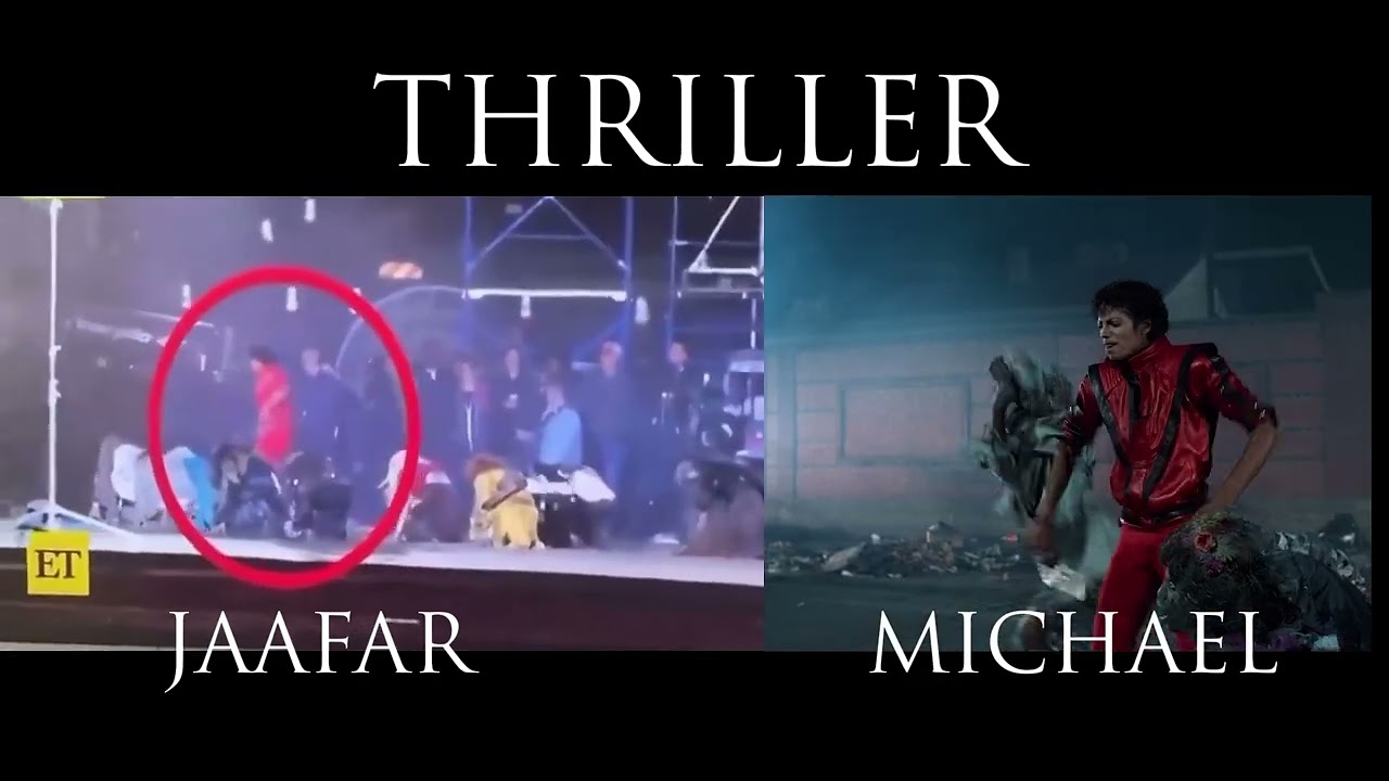 Jaafar Jackson vs Michael Jackson Thriller comparison