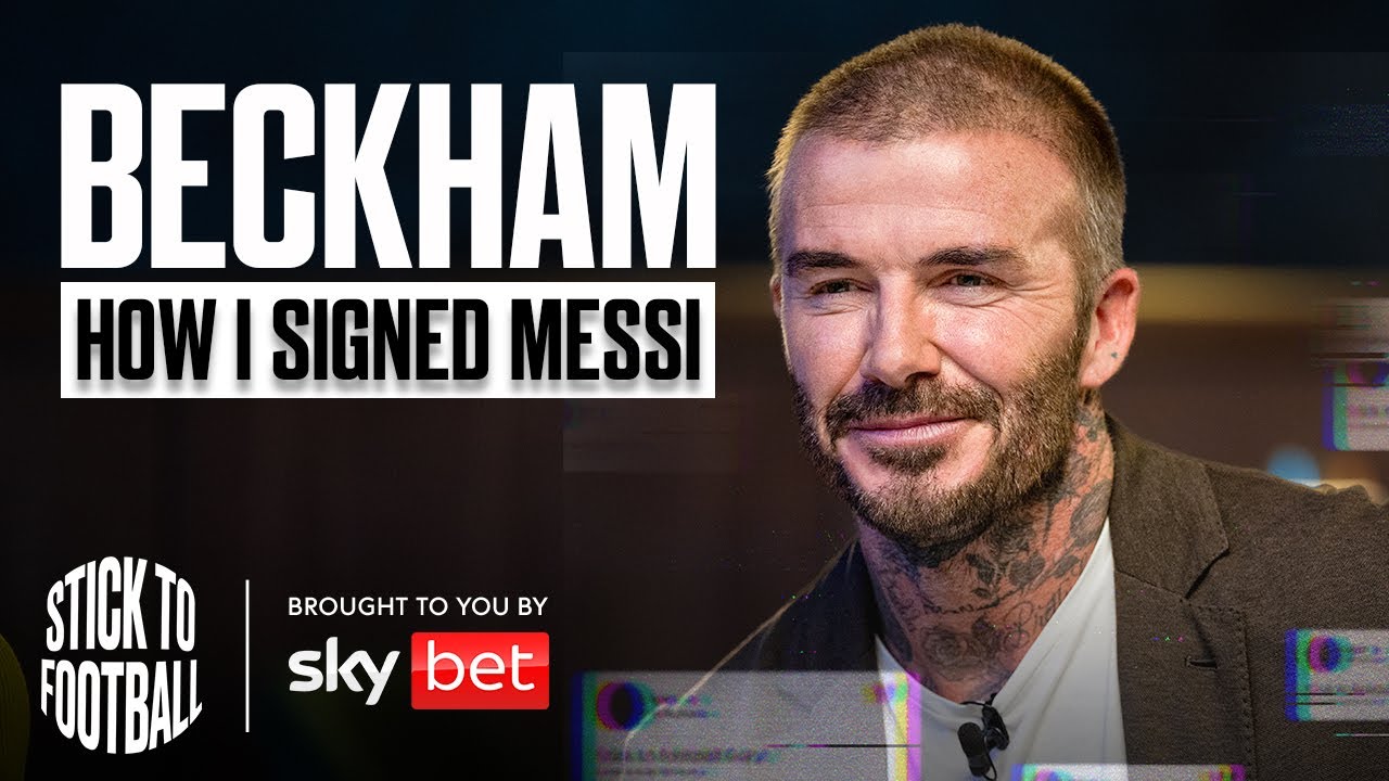 David Beckham Netflix documentary discussing Messi and football legacy