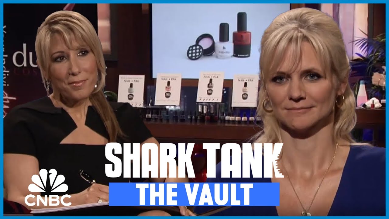 Lori Greiner evaluating a pitch on Shark Tank