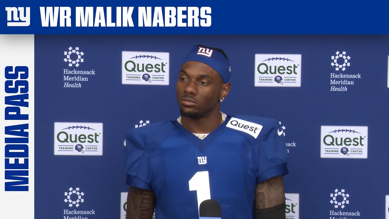 Malik Nabers at his first home game for the New York Giants