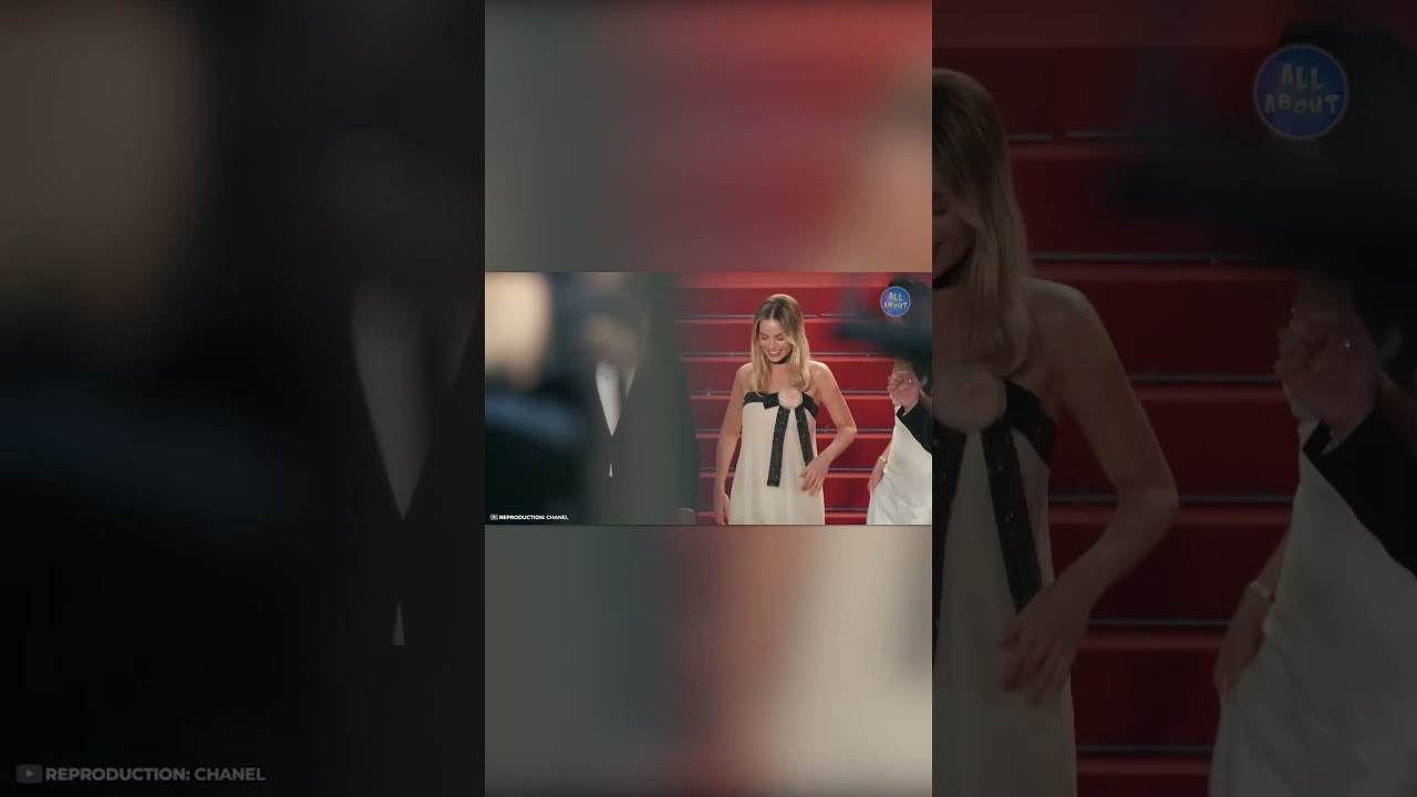 Margot Robbie discussing her role as producer and creative force behind LuckyChap