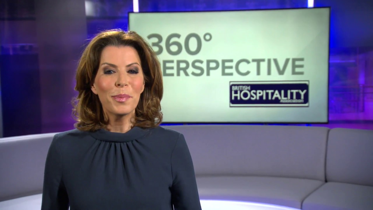 Natasha Kaplinsky hosting 360 Perspective television programme