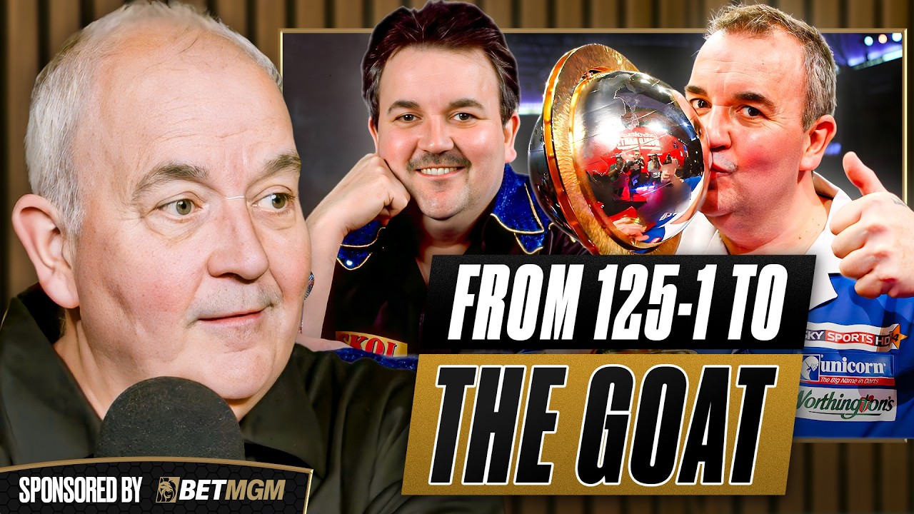 Phil Taylor mentoring Luke Littler