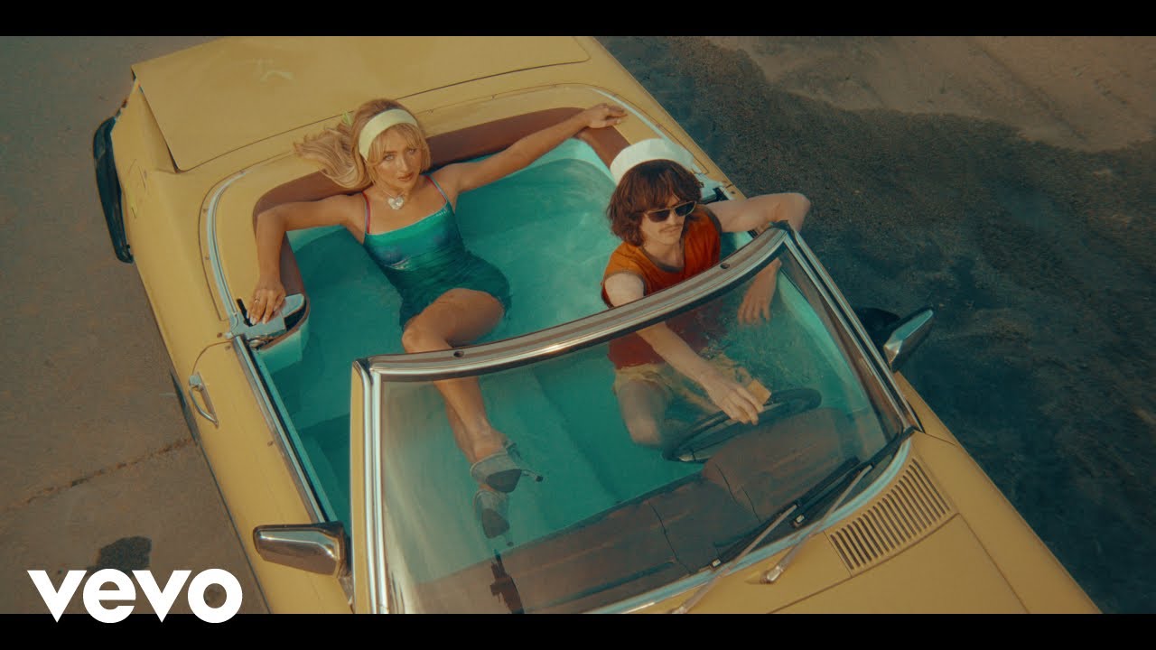 Sabrina Carpenter performing Espresso, her breakthrough hit single