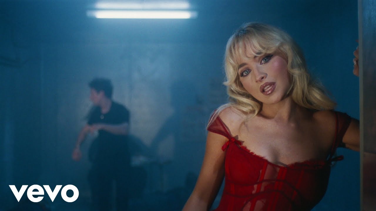 Sabrina Carpenter in the Please Please Please music video