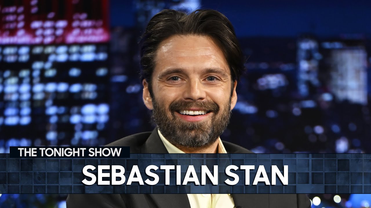 Sebastian Stan playing both Donald Trump and Bucky Barnes interview