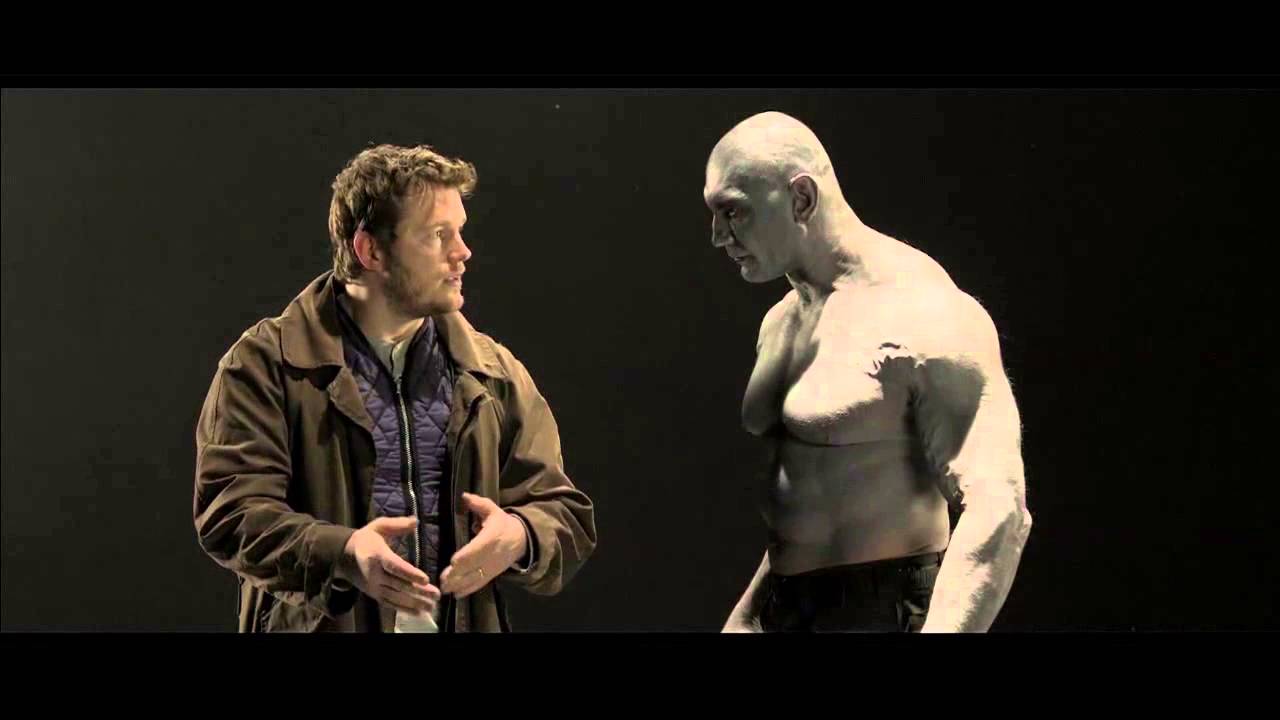 Chris Pratt and Dave Bautista Marvel screen test