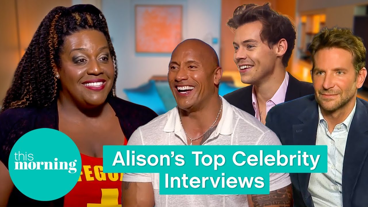 Alison Hammond iconic celebrity interviews This Morning compilation