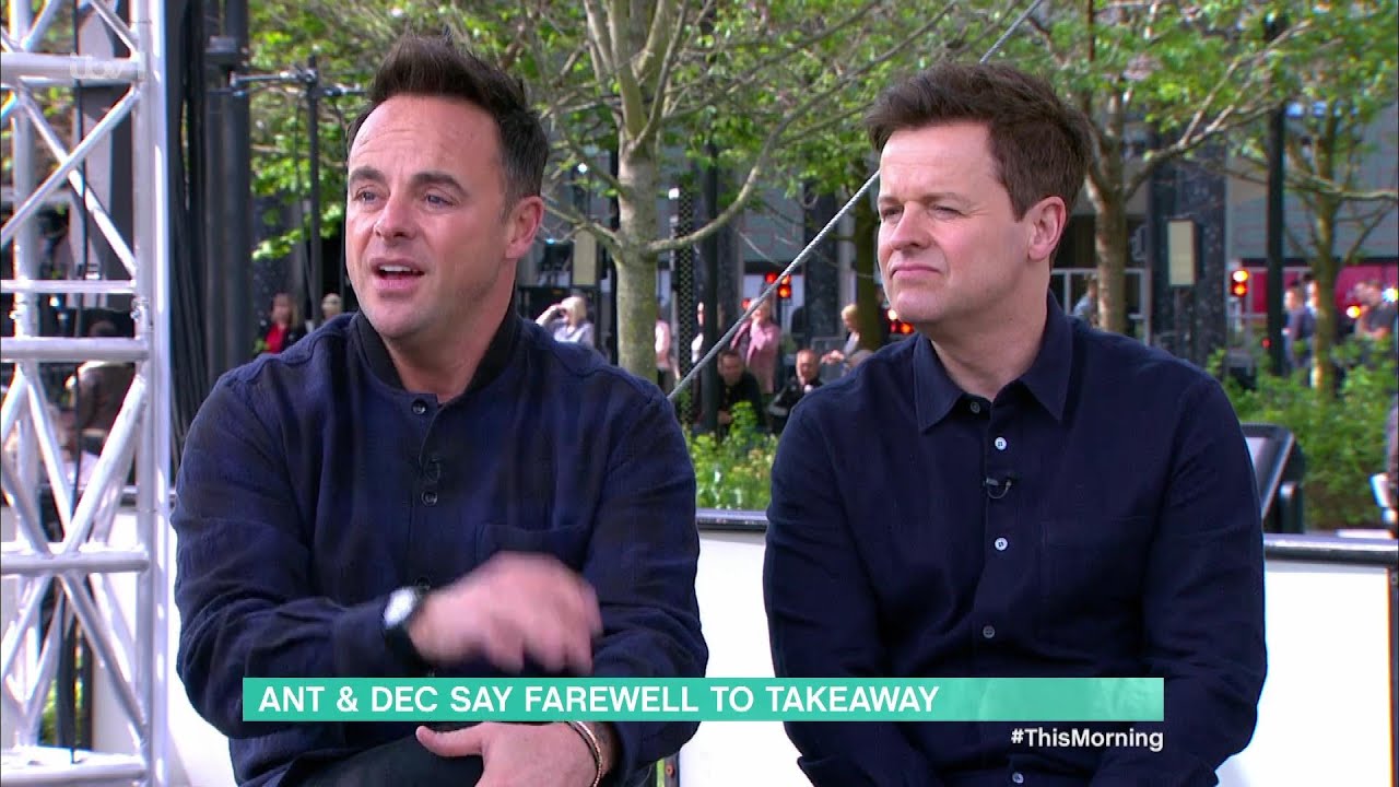 Ant McPartlin and Declan Donnelly on This Morning promoting Saturday Night Takeaway