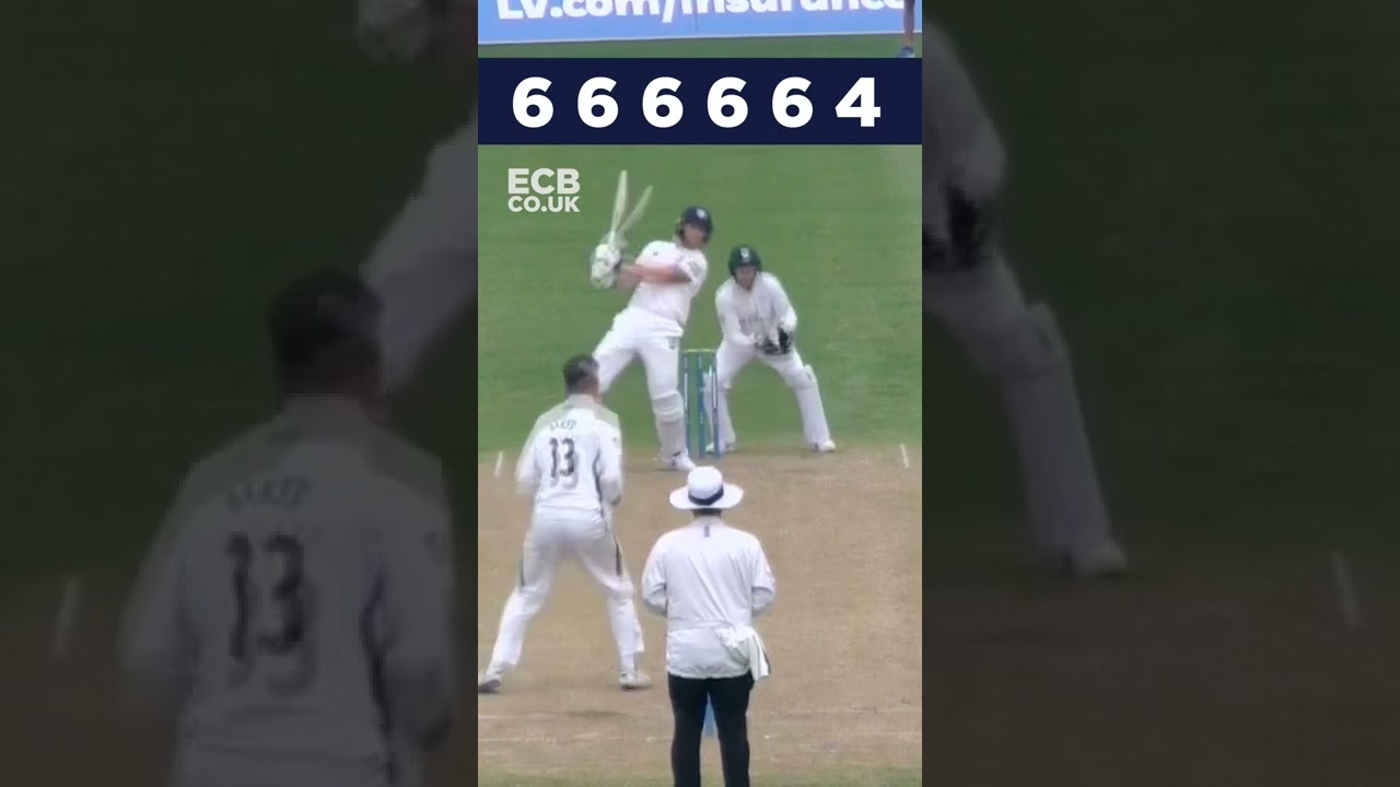 Ben Stokes smashes 34 runs in one over