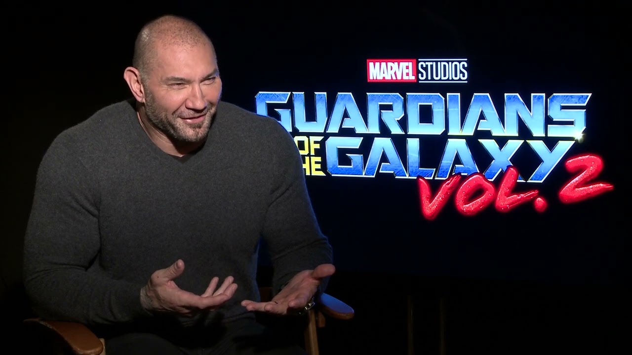 Dave Bautista talking about playing Drax in Guardians of the Galaxy Vol 2