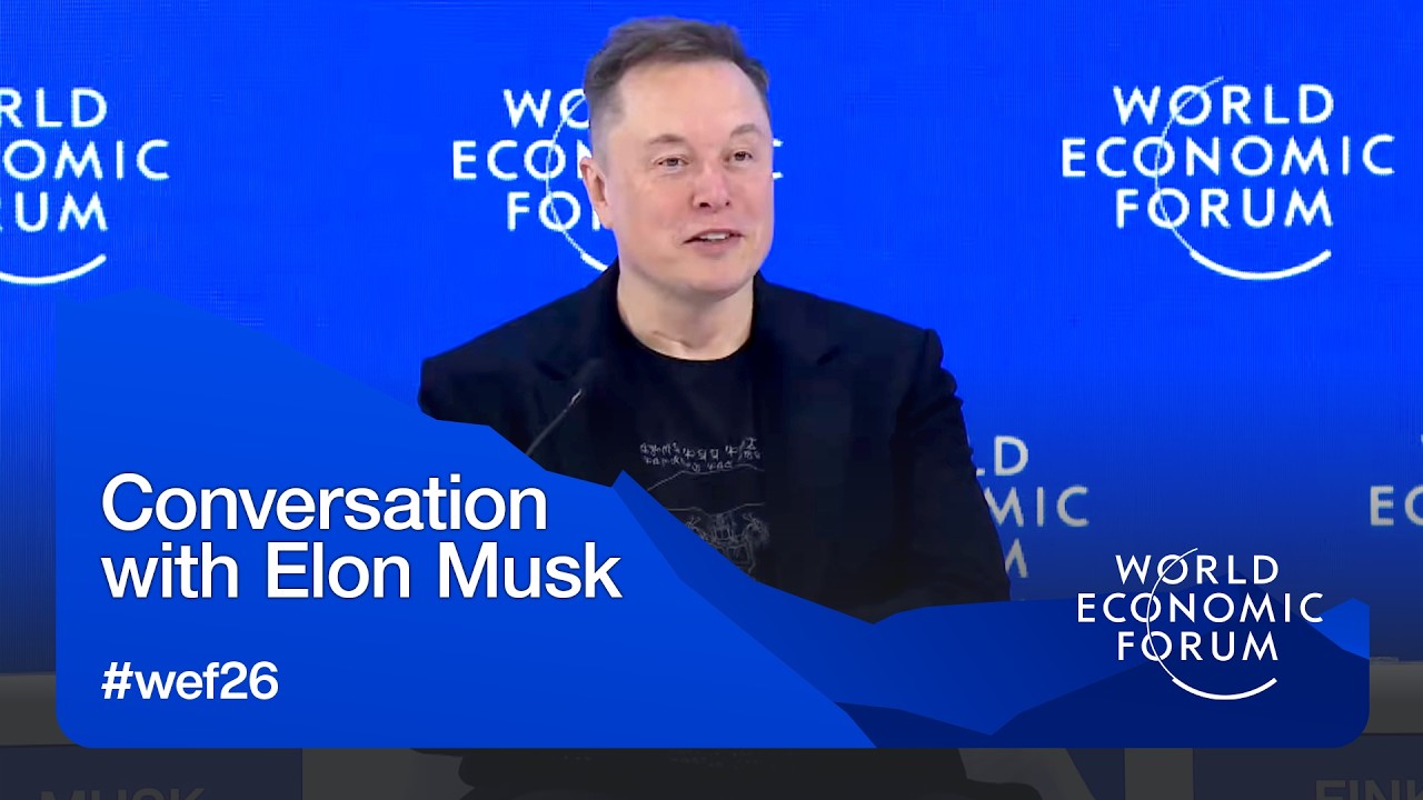 Elon Musk World Economic Forum Davos 2026
