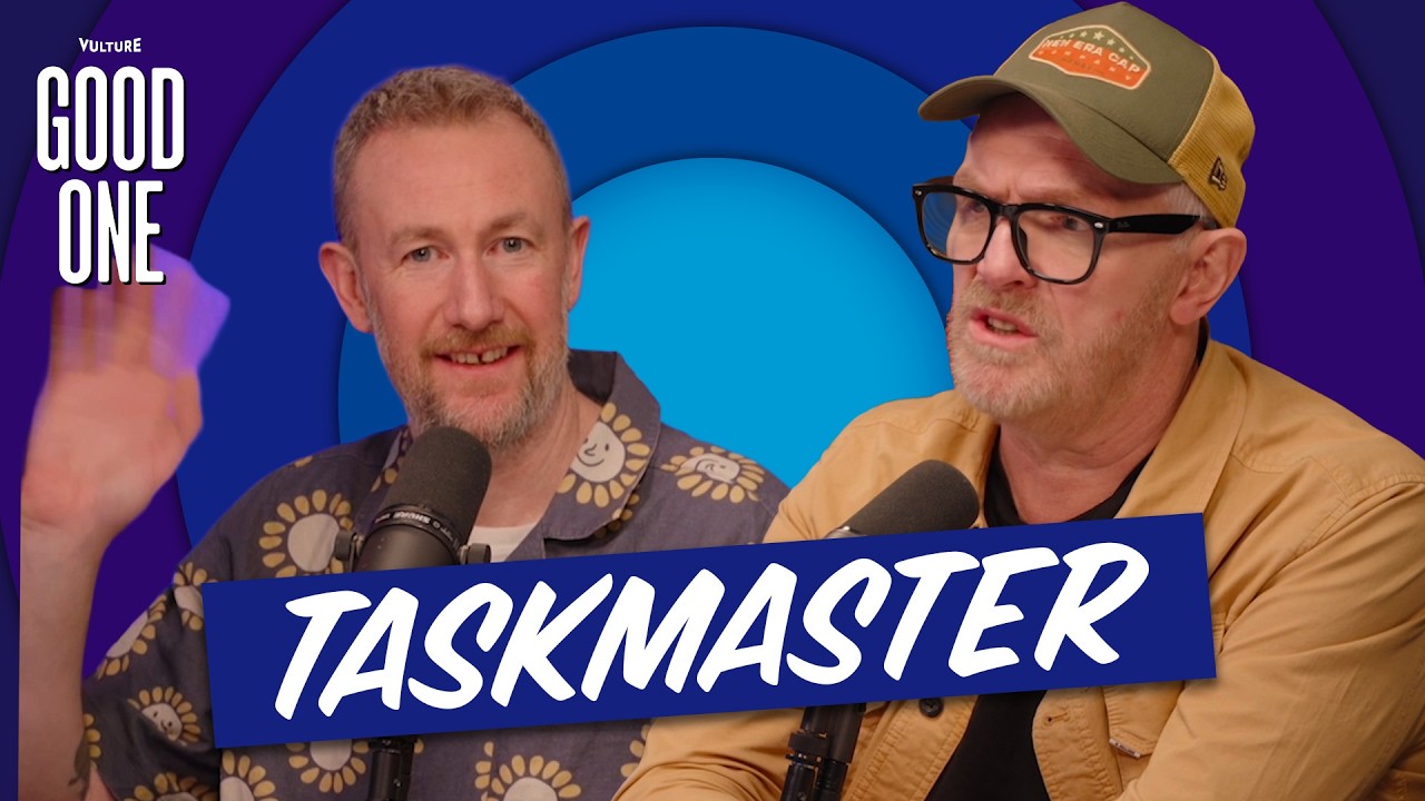 Greg Davies on stage as Taskmaster host on Channel 4