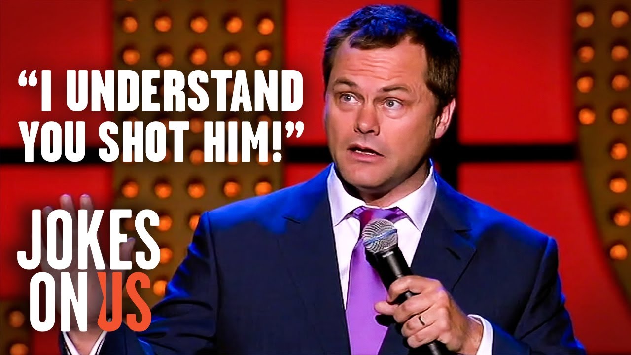 Jack Dee performing live comedy at the Apollo