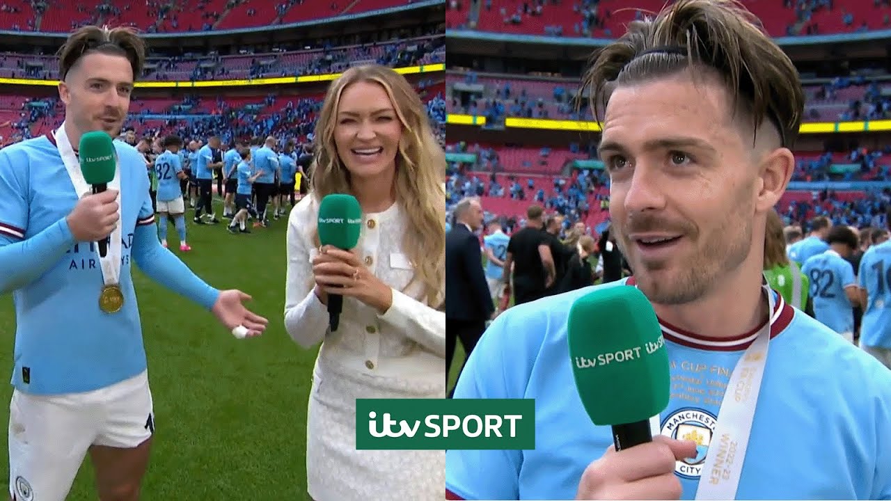 Jack Grealish FA Cup interview England footballer