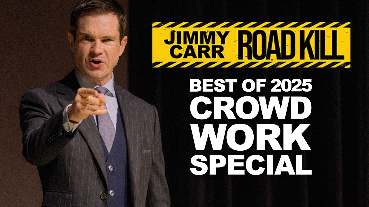 Jimmy Carr Road Kill 2025 crowd work comedy special