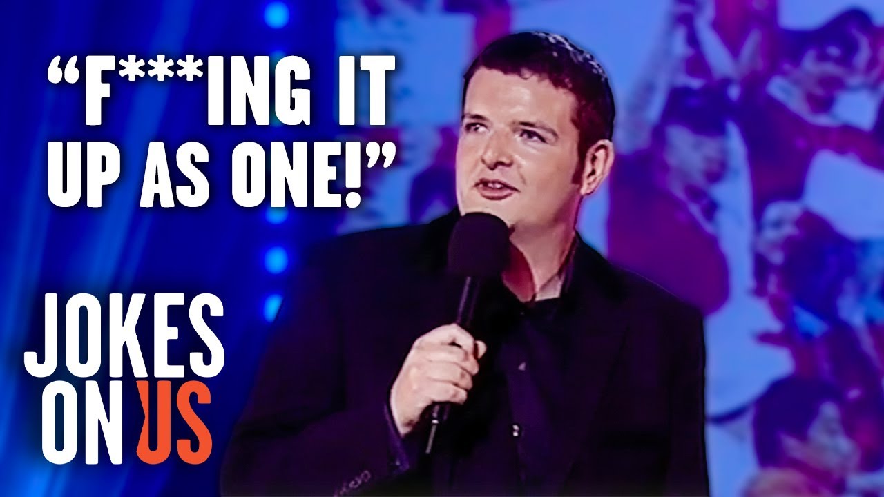 Kevin Bridges performing his stand-up comedy routine about footballers