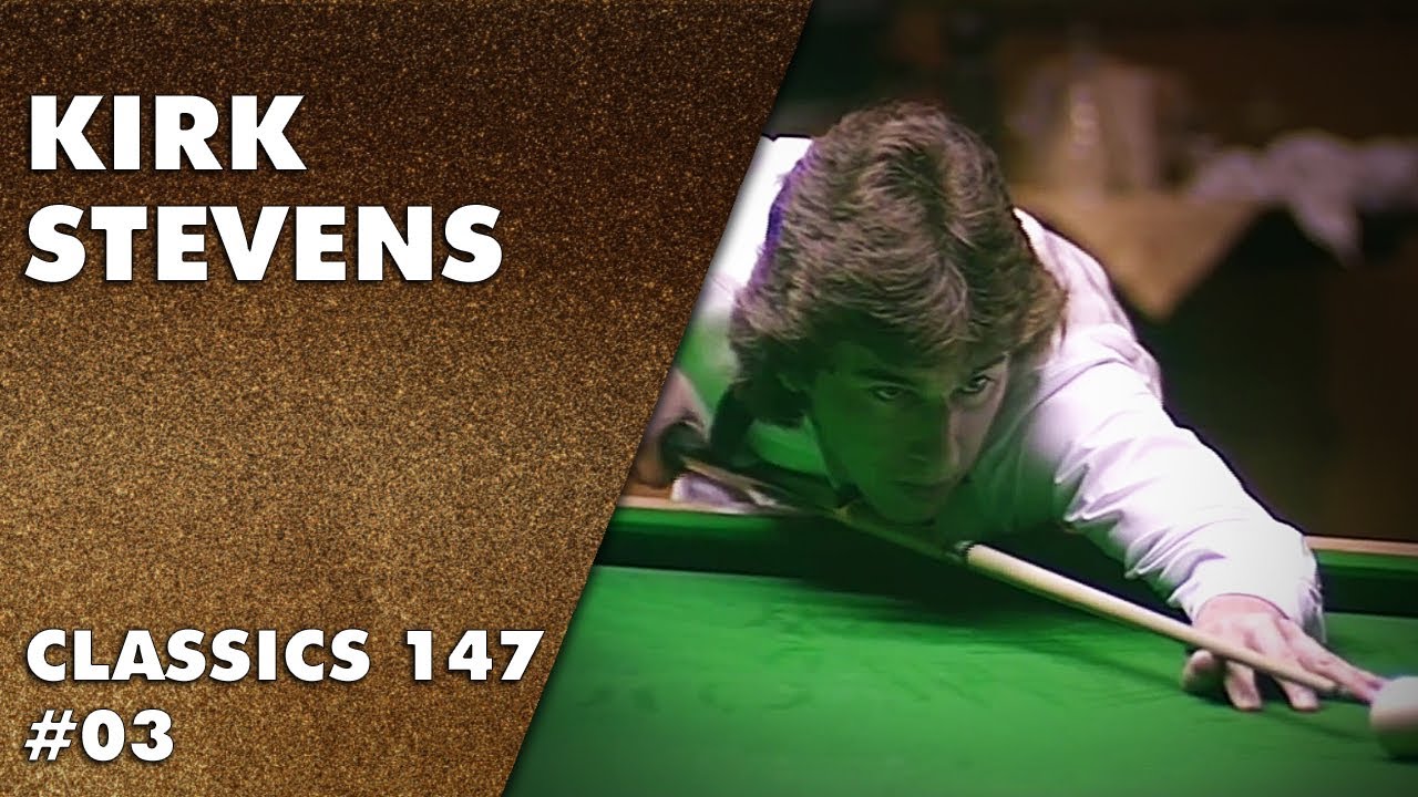 Kirk Stevens classic 147 maximum snooker break footage from the 1984 Masters