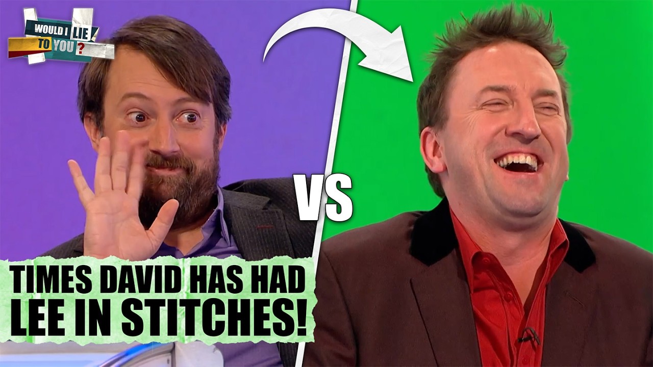 Lee Mack and David Mitchell on Would I Lie To You sparring