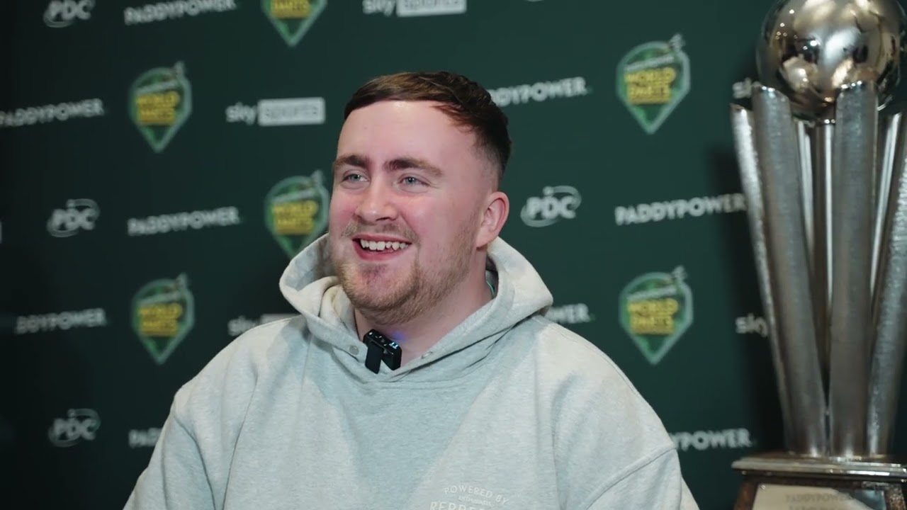 Luke Littler back-to-back world darts champion