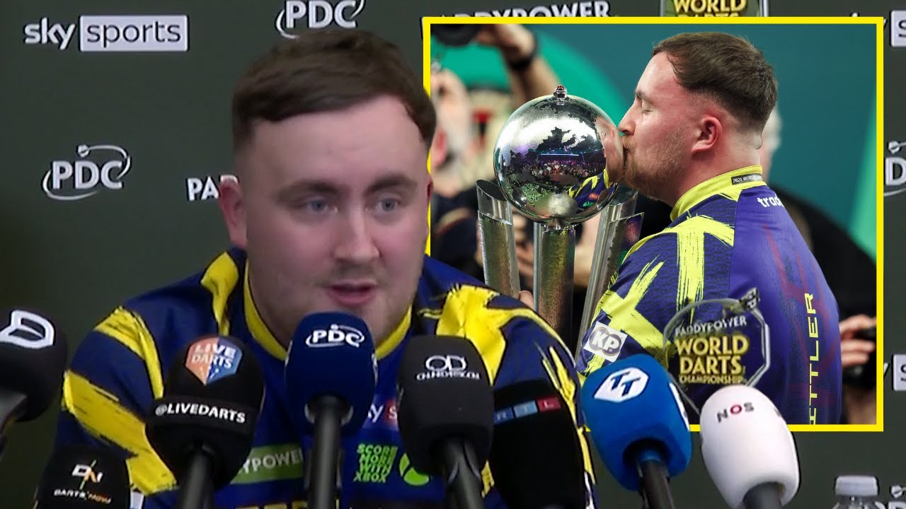Luke Littler defiant interview back-to-back world titles