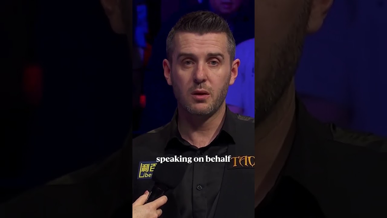 Mark Selby explains his craft