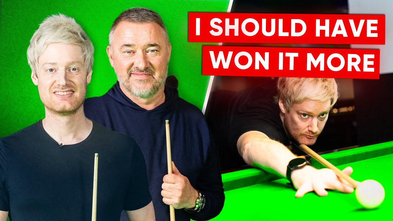 Neil Robertson discussing his snooker journey and tough shots