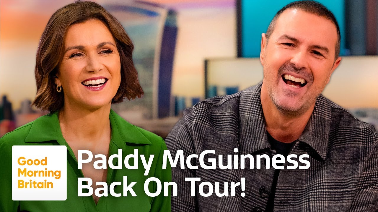 Paddy McGuinness discussing his return to stand-up tour 2024
