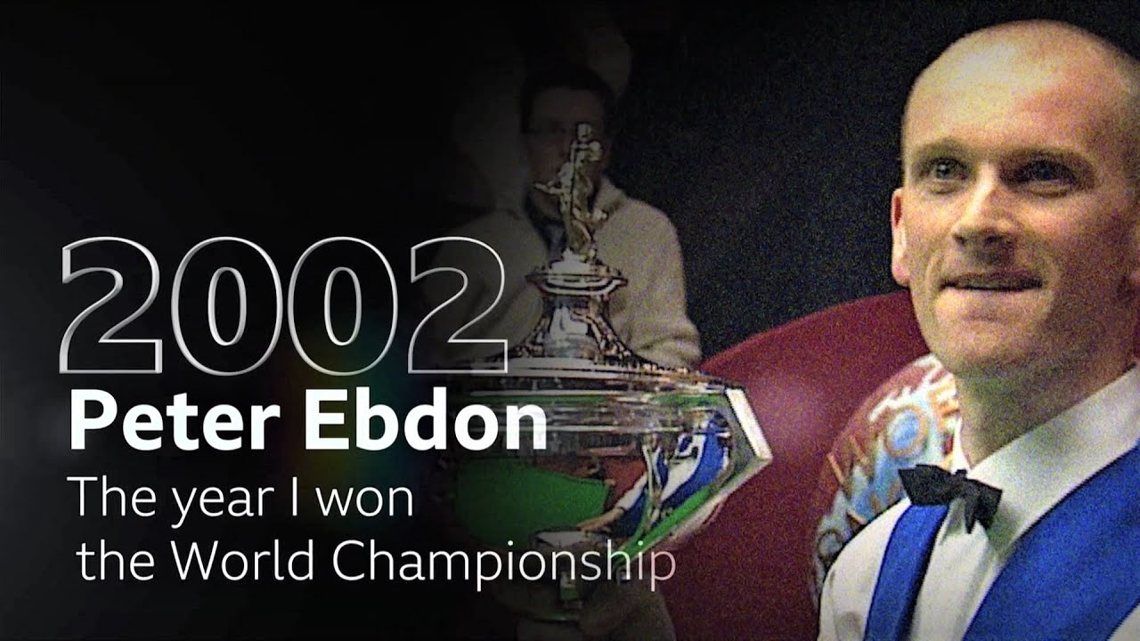 Peter Ebdon reflecting on his memories of winning the World Championship in a documentary interview