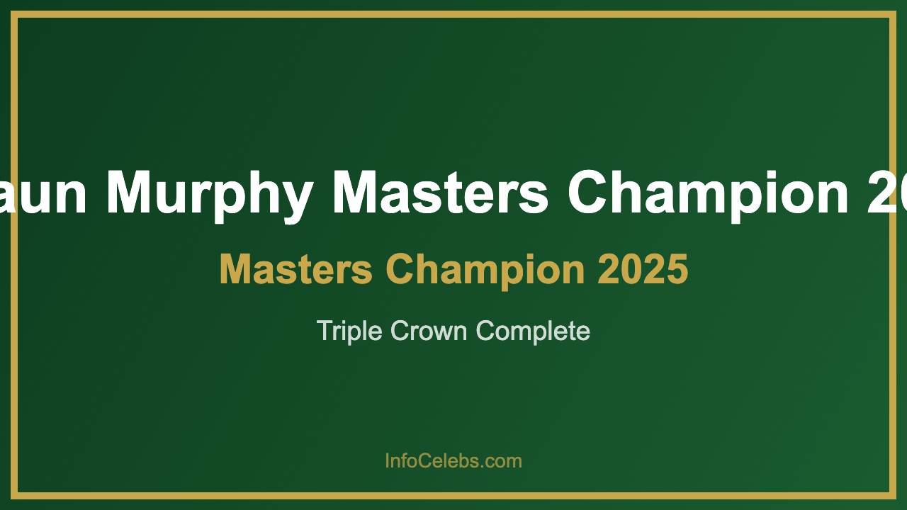 Shaun Murphy Masters Champion 2025