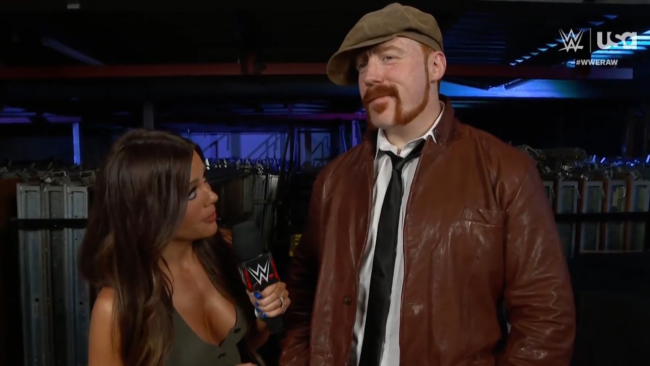Sheamus backstage WWE promo showcasing his Celtic Warrior character and Irish heritage