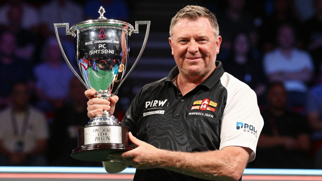 Adrian Lewis PDC World Champion celebration
