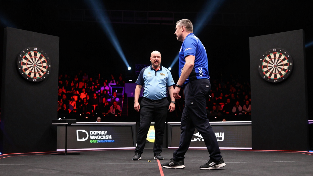 PDC World Darts Championship stage at Alexandra Palace