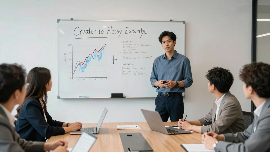 Caspar Lee at a venture capital meeting discussing creator economy startups
