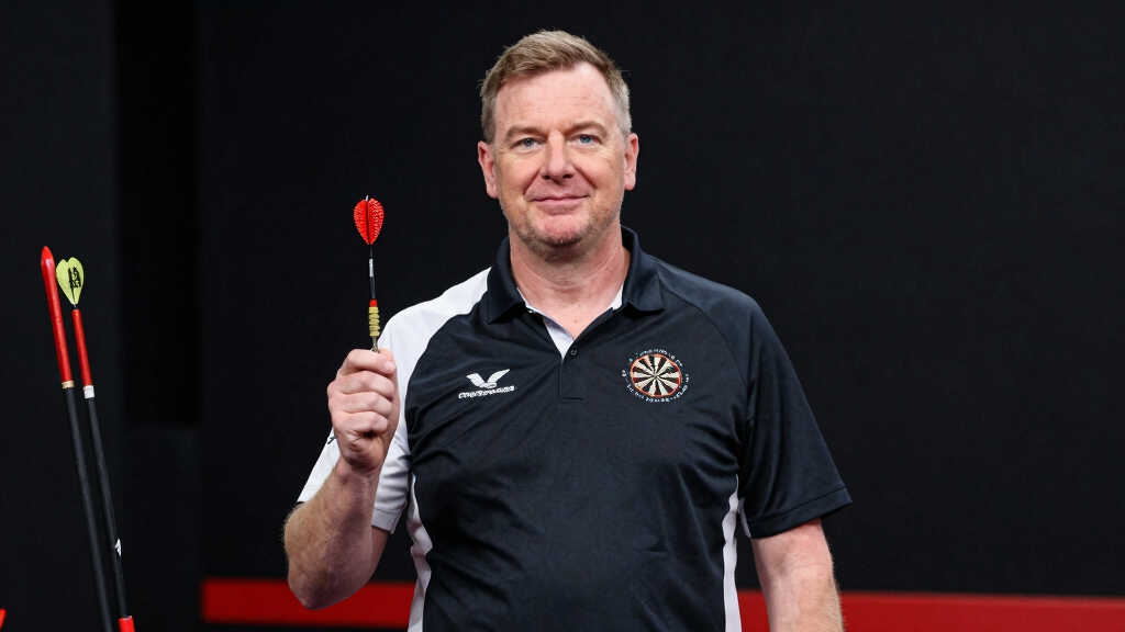 Danny Noppert professional darts player portrait