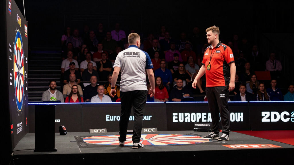 PDC European Tour darts stage competition