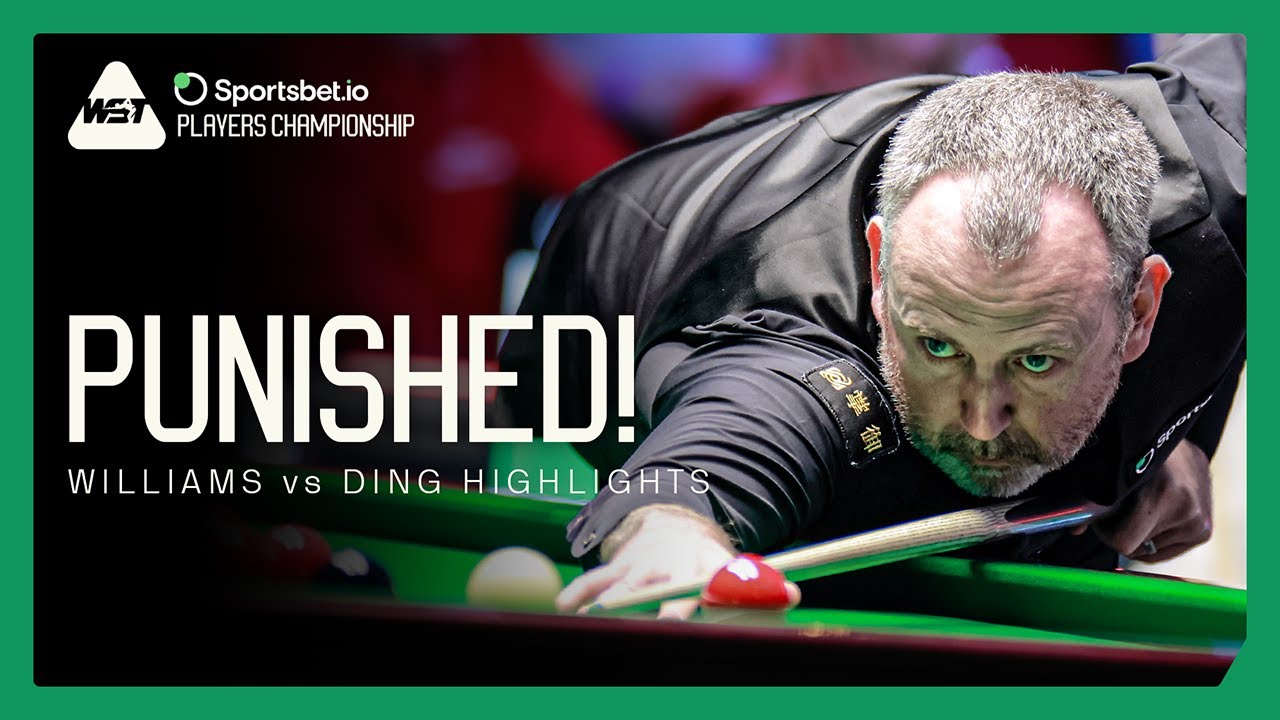 Ding Junhui at the Players Championship 2025 against Mark Williams