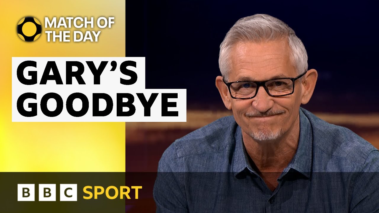 Gary Lineker final Match of the Day sign-off BBC Sport